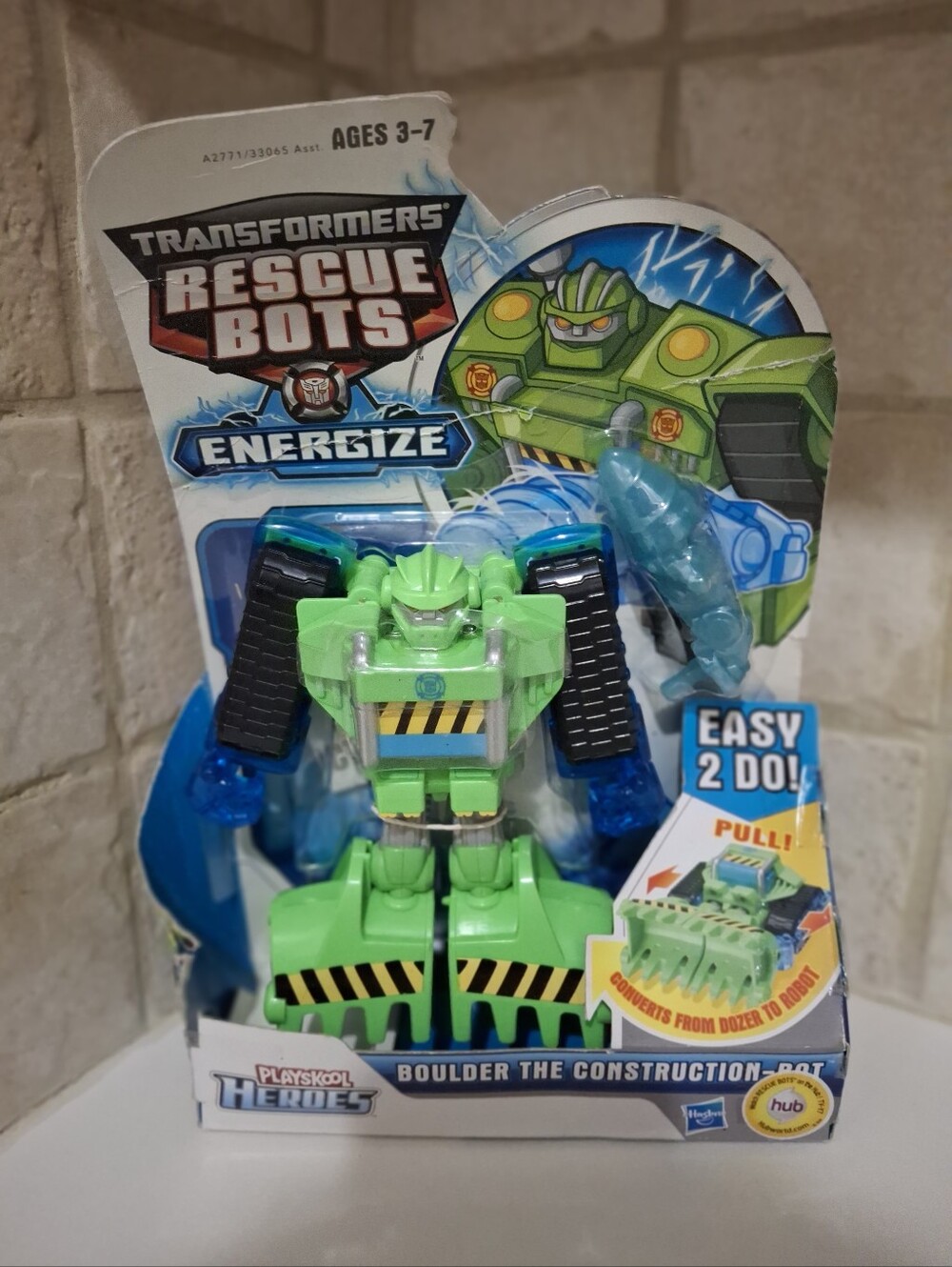 Playskool Heroes Transformers Rescue Bots Boulder the Construction Bot